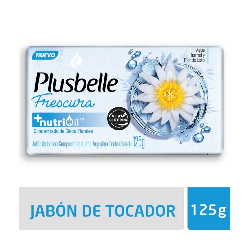 JABON DE TOC PLUSBELLE 125 grs FRESCURA